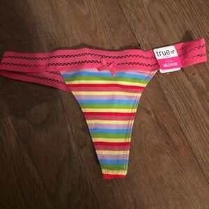 Rainbow thong. Brand new
